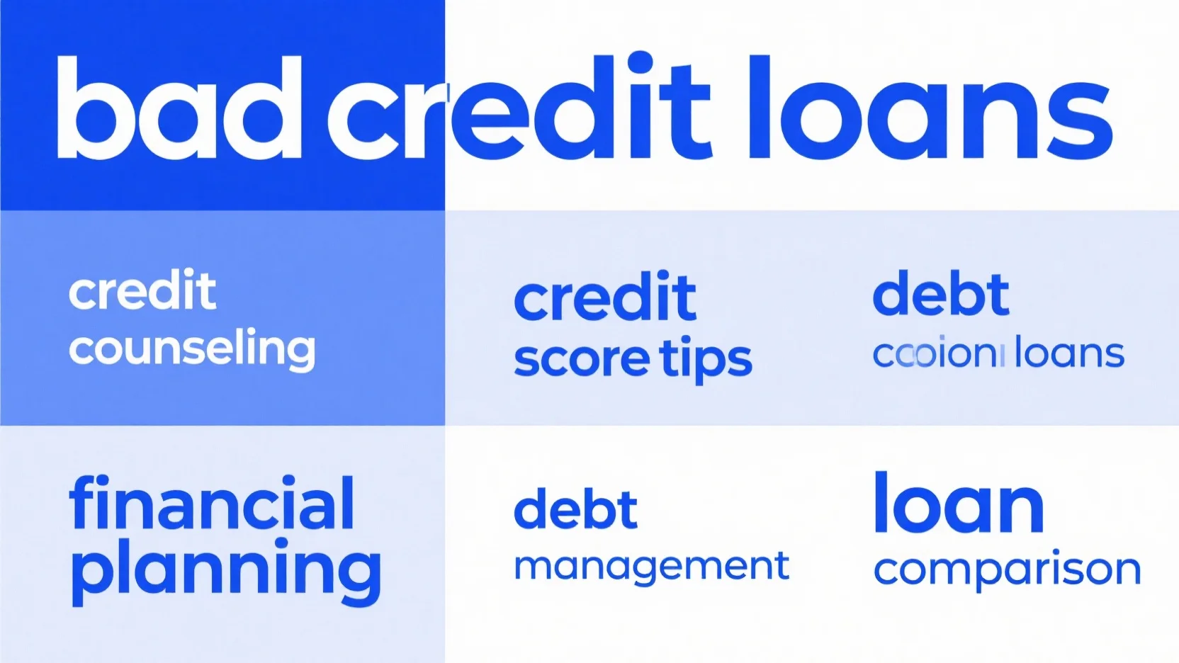 Affordable Debt Consolidation Loans for Bad Credit Borrowers